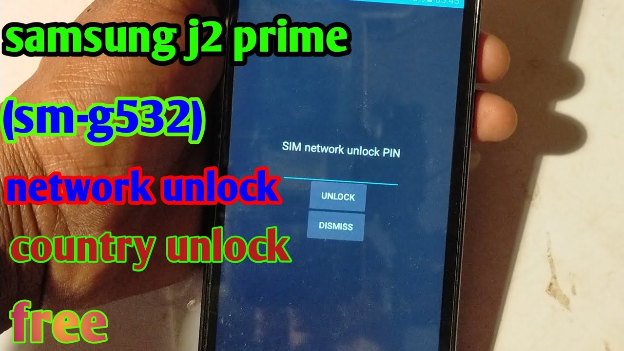 Samsung Galaxy Grand Prime Pro Network Unlock Code Free